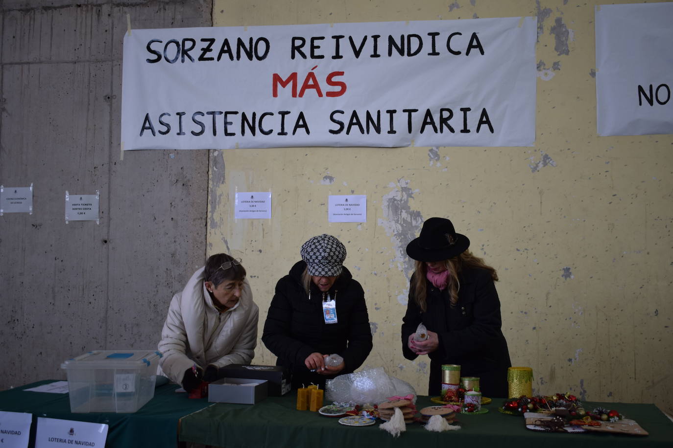 Fotos: Jornada de mercado y visitas al belén, en Sorzano