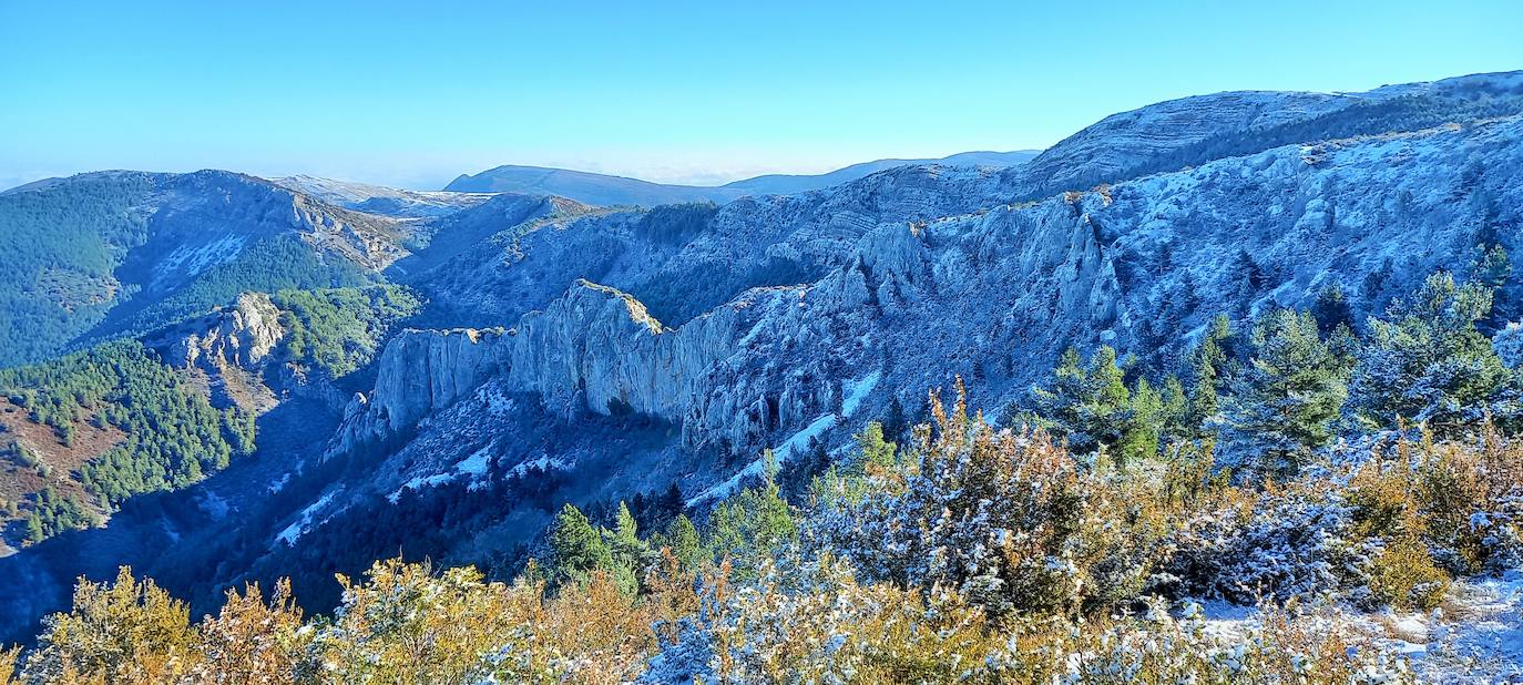 Fotos: Las estampas que dejan el frío y la nieve en La Rioja