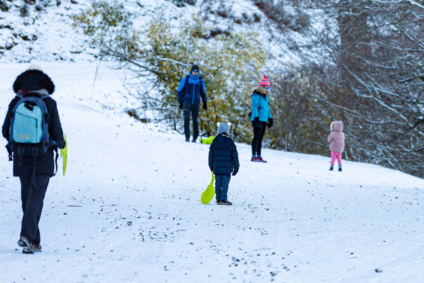 Fotos: Las estampas que dejan el frío y la nieve en La Rioja