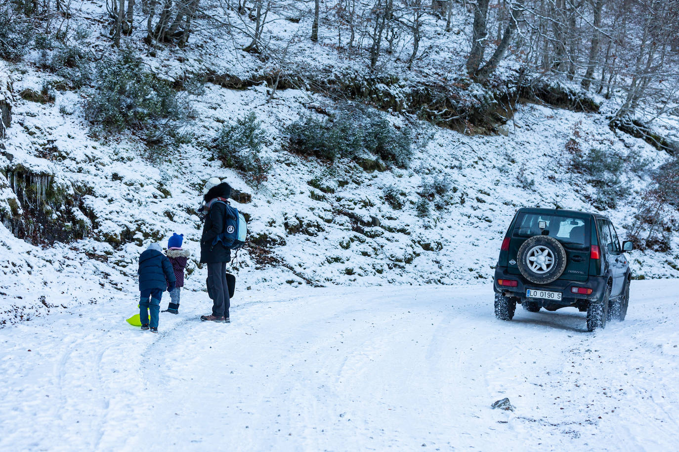 Fotos: Las estampas que dejan el frío y la nieve en La Rioja