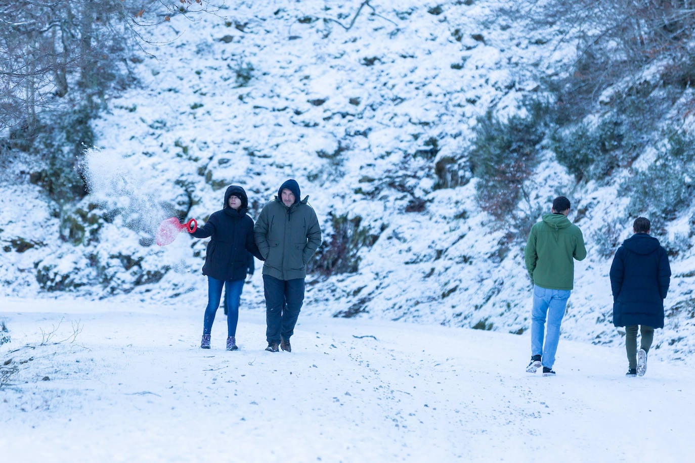 Fotos: Las estampas que dejan el frío y la nieve en La Rioja