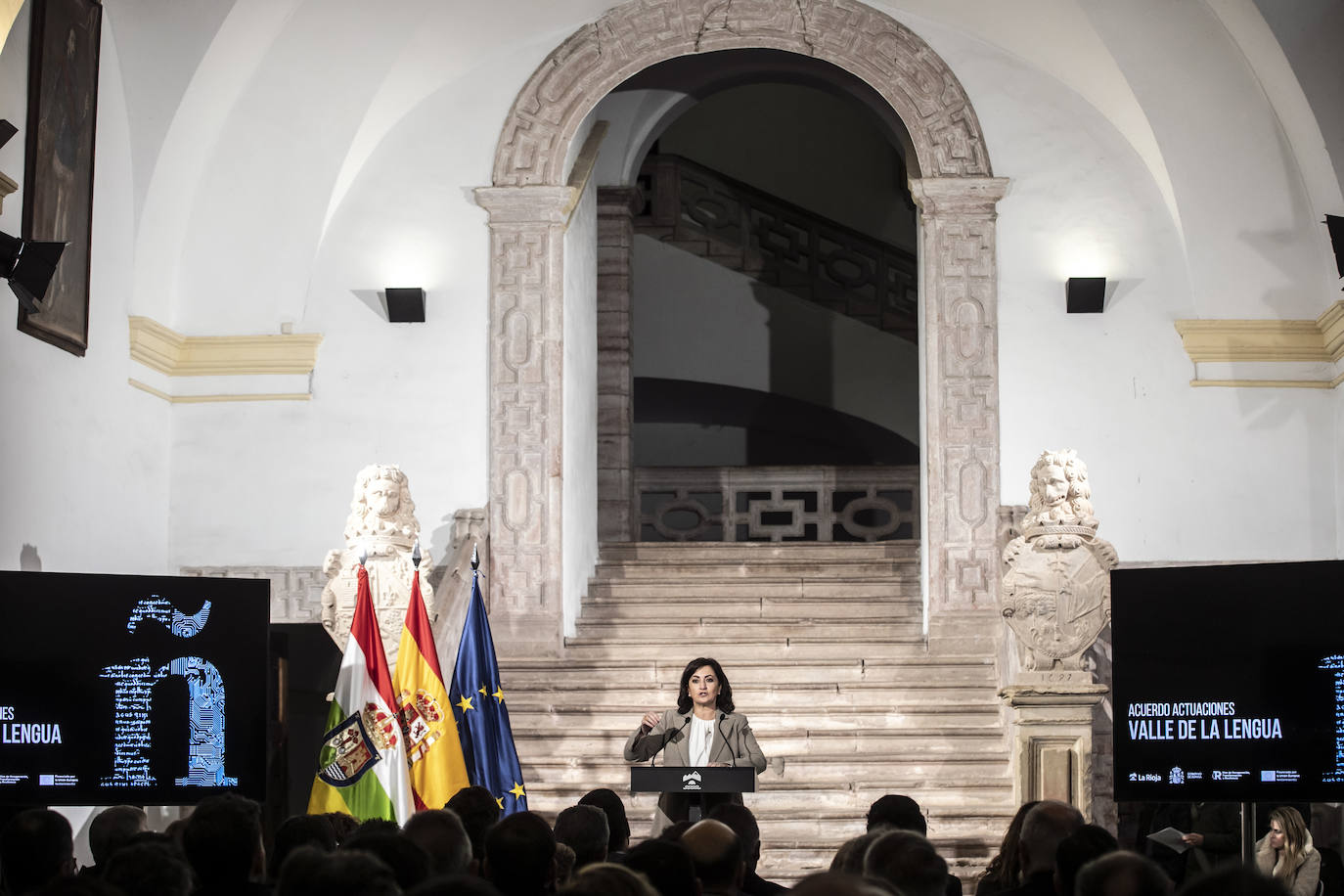 Fotos: Pedro Sánchez, en San Millán y Nájera