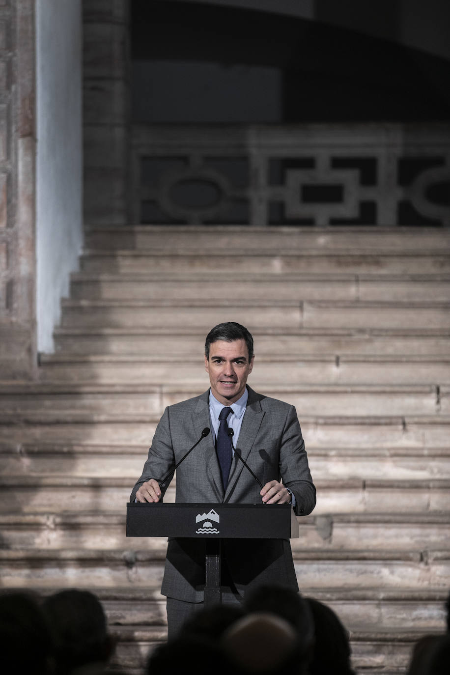 Fotos: Pedro Sánchez, en San Millán y Nájera