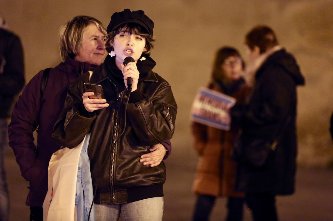 Fotos: Gylda y Marea Arcoíris reclaman con una protesta en Logroño una ley trans «sin recortes»