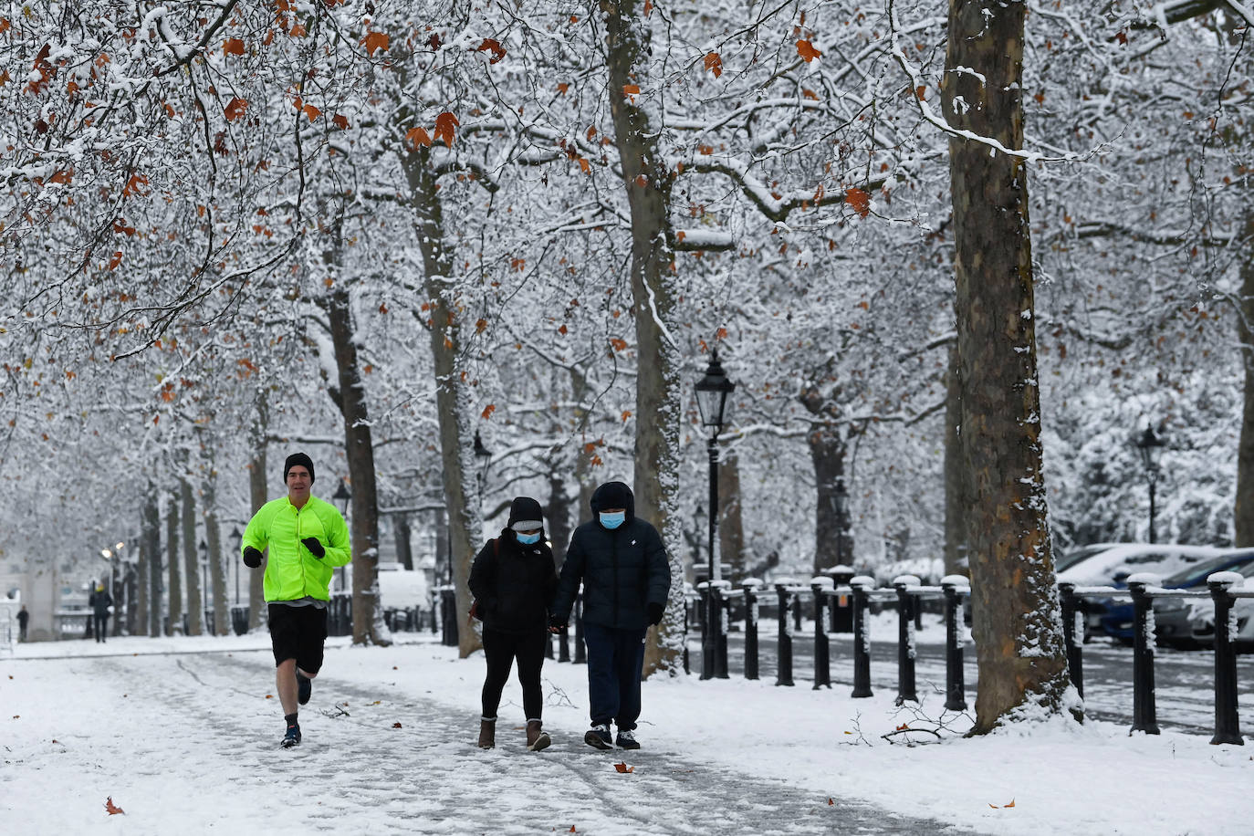 Fotos: Espectacular nevada en Londres