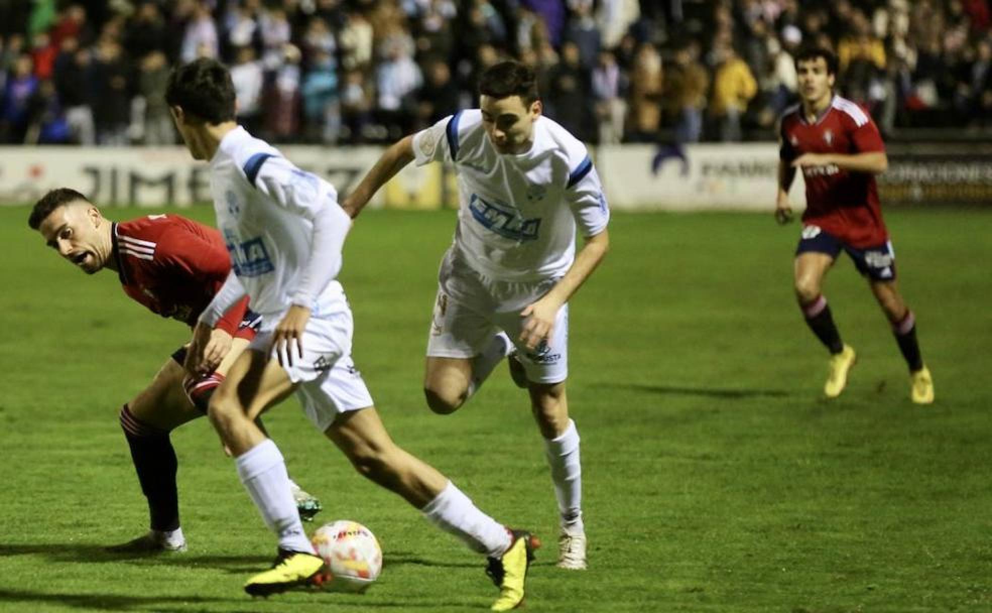 Arnedo-Osasuna:El Arnedo se siente de Primera pese a la derrota