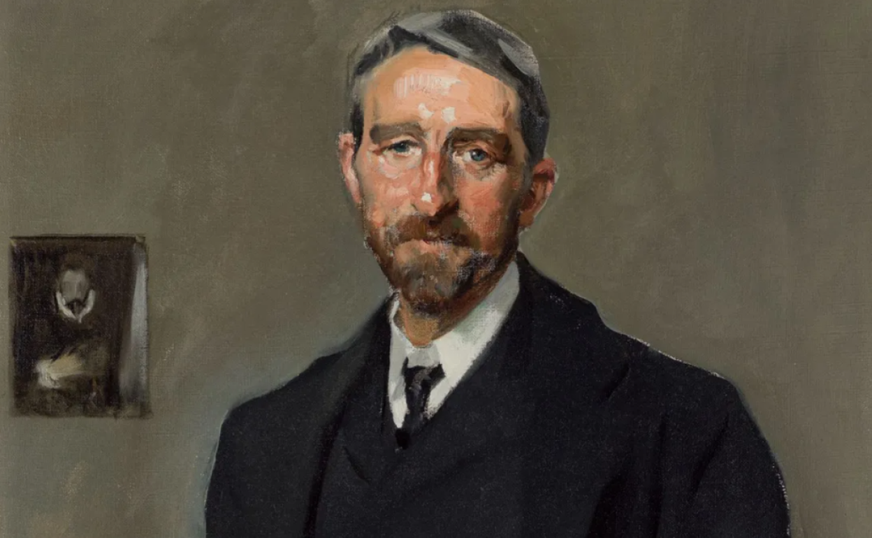 Fragmento del cuadro de Bartolomé Cossío pintado por Sorolla 