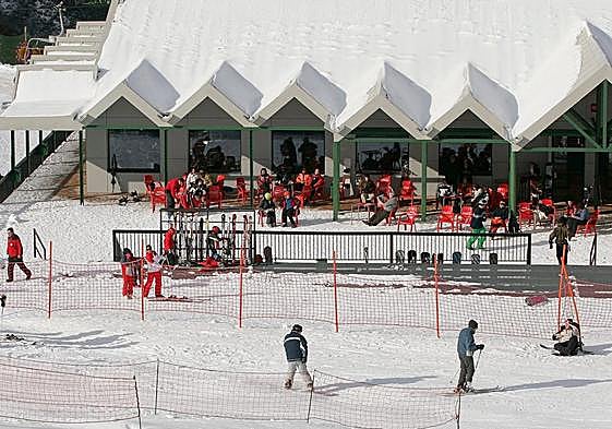 Valdezcaray ha perdido buena parte de la nieve con la que contaba.