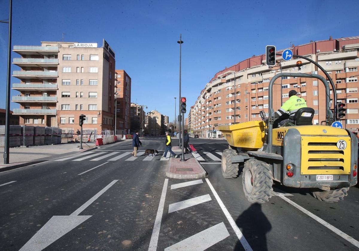 Las obras se centrarán ahora en los alrededores del nudo.