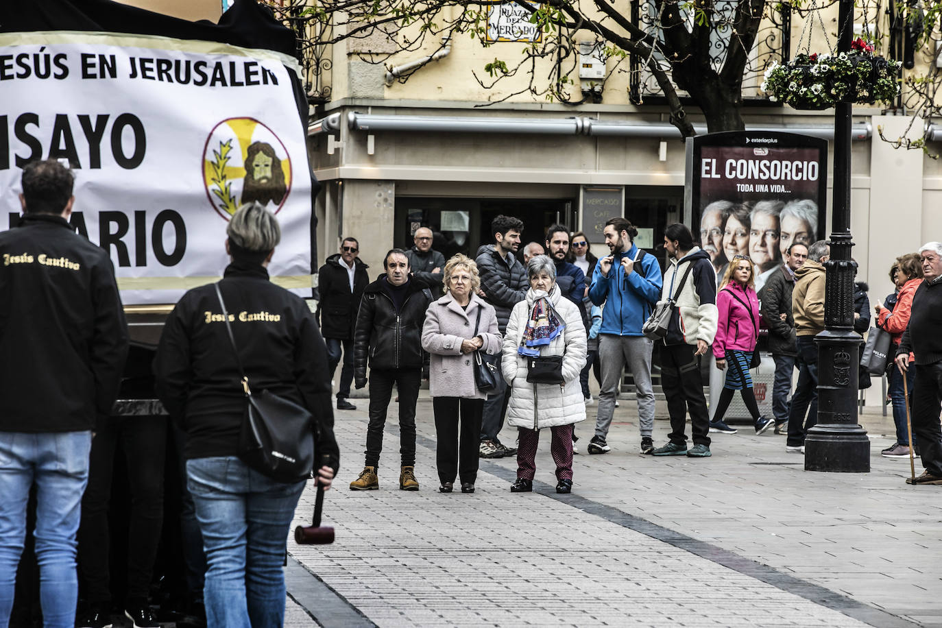 Ensayo solidario de la cofradía de Entrada de Jesús en Jerusalén