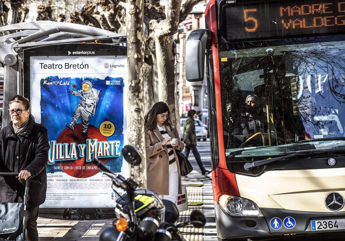 Desvíos de autobuses urbanos de Logroño por las procesiones de Semana Santa