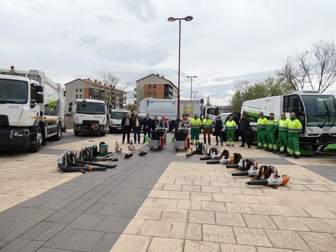 Haro amplía su flota de vehículos para la limpieza de las calles jarreras