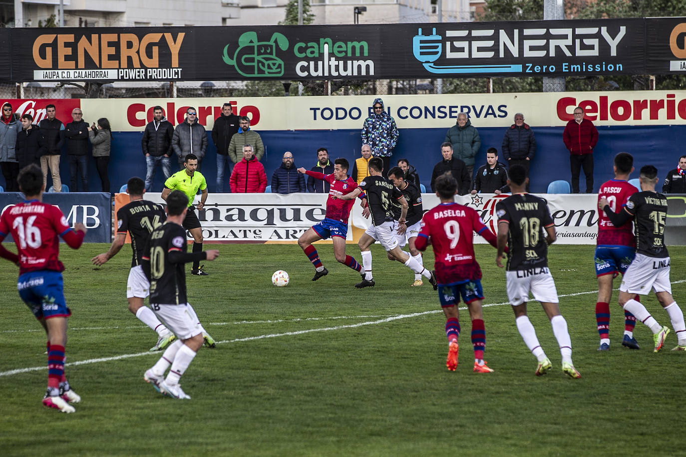 Las imágenes del derbi Calahorra-SDL