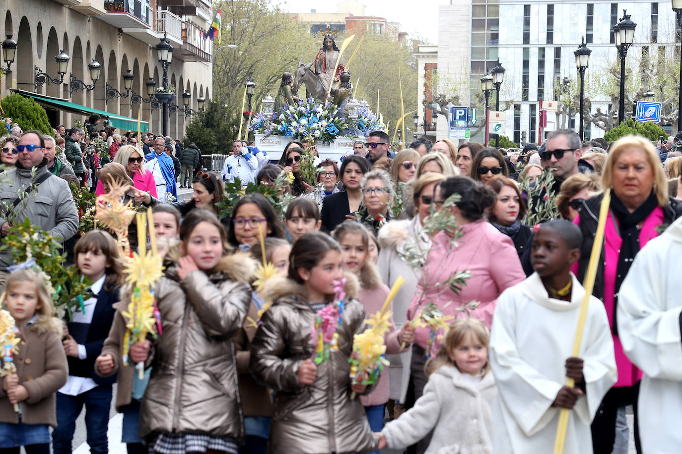 Procesión de la Borriquilla en Logroño