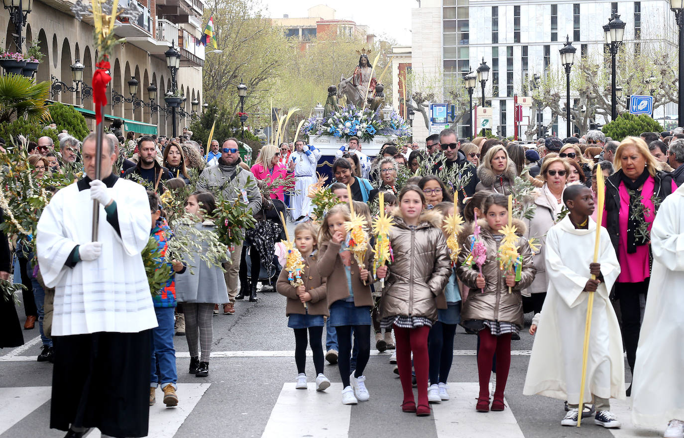 Procesión de la Borriquilla en Logroño