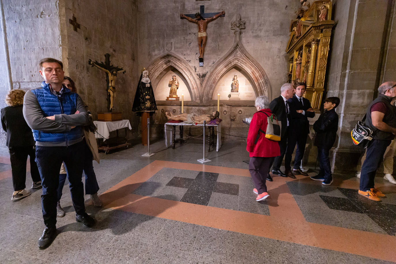 Emoción ante el Santo Cristo de las Ánimas