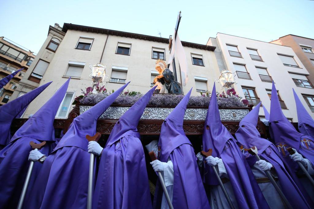 Fervor en la tarde del Jueves Santo logroñés