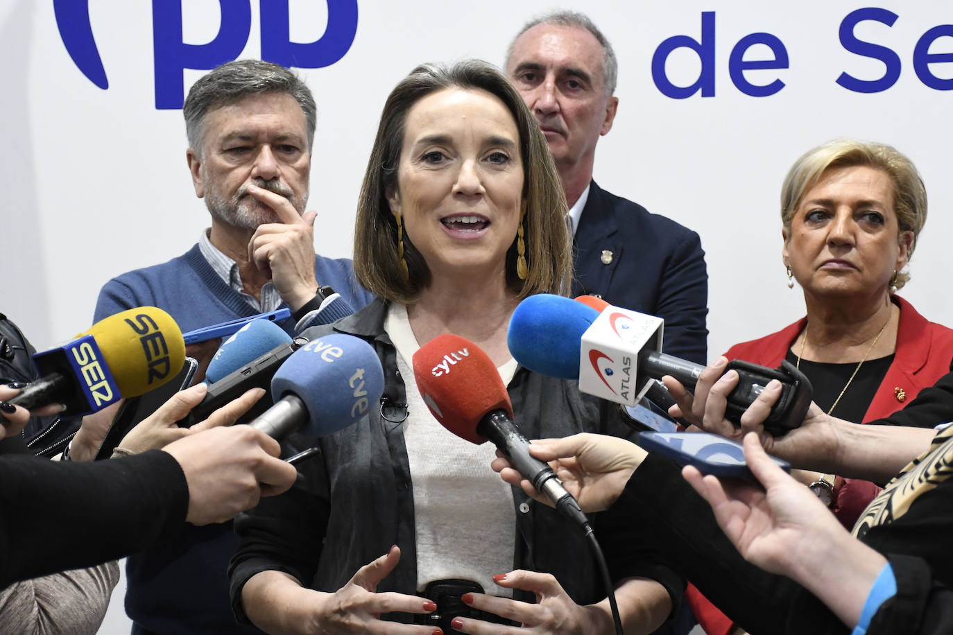 Gamarra, durante una reciente rueda de prensa.