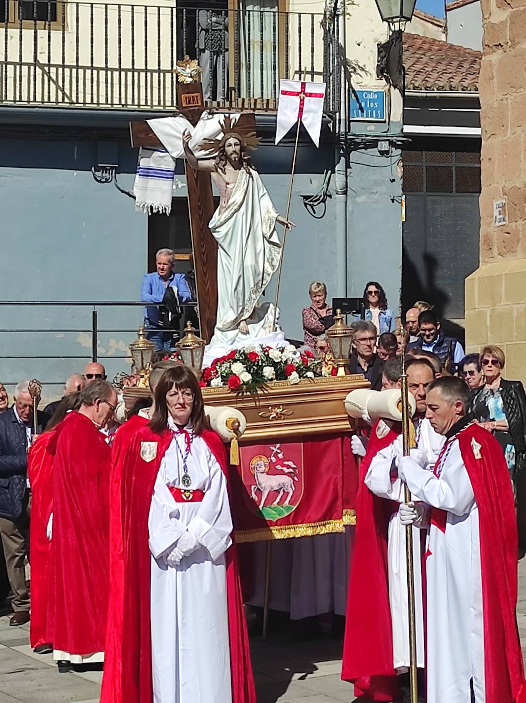 Vía Lucis de Arnedo, la procesión del Resucitado