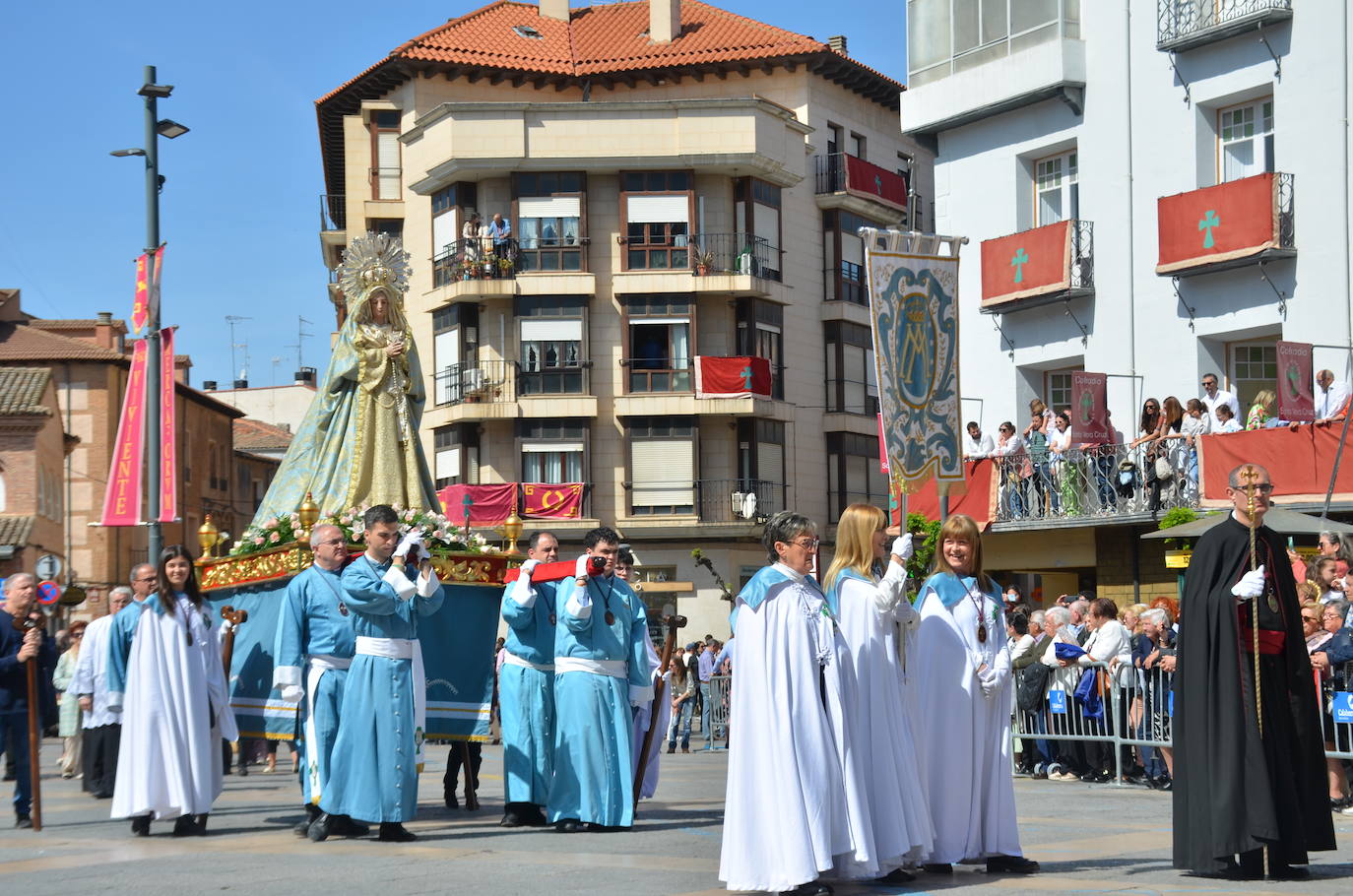 Procesión del Resucitado en Calahorra