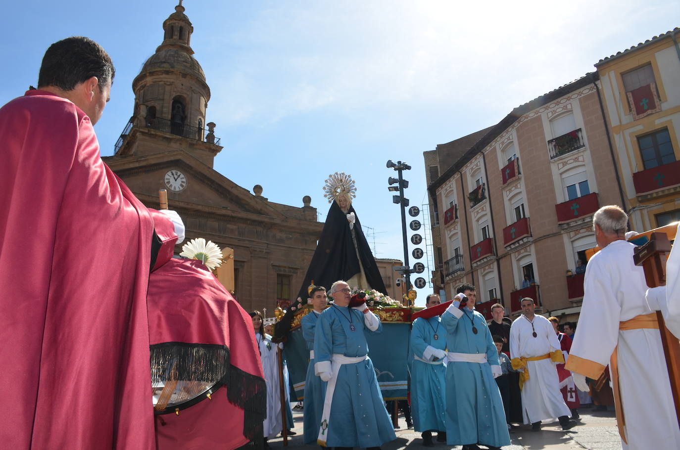 Procesión del Resucitado en Calahorra