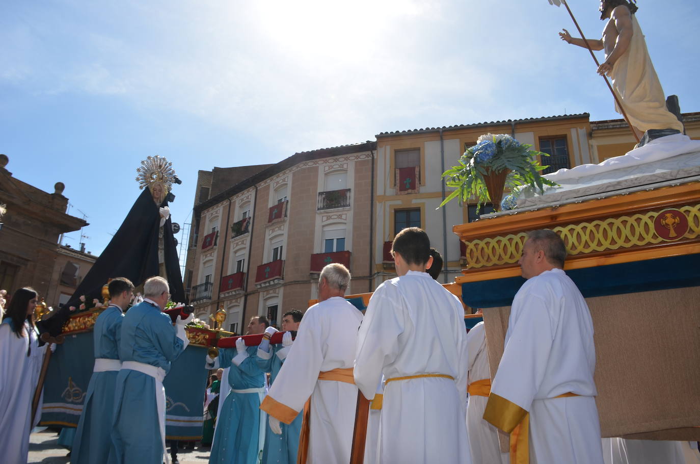 Procesión del Resucitado en Calahorra