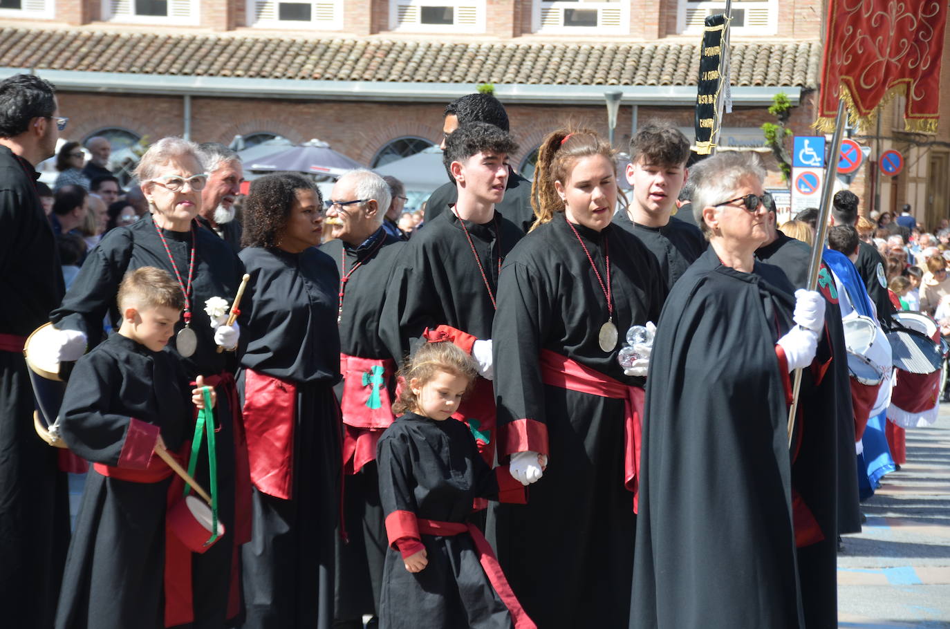 Procesión del Resucitado en Calahorra