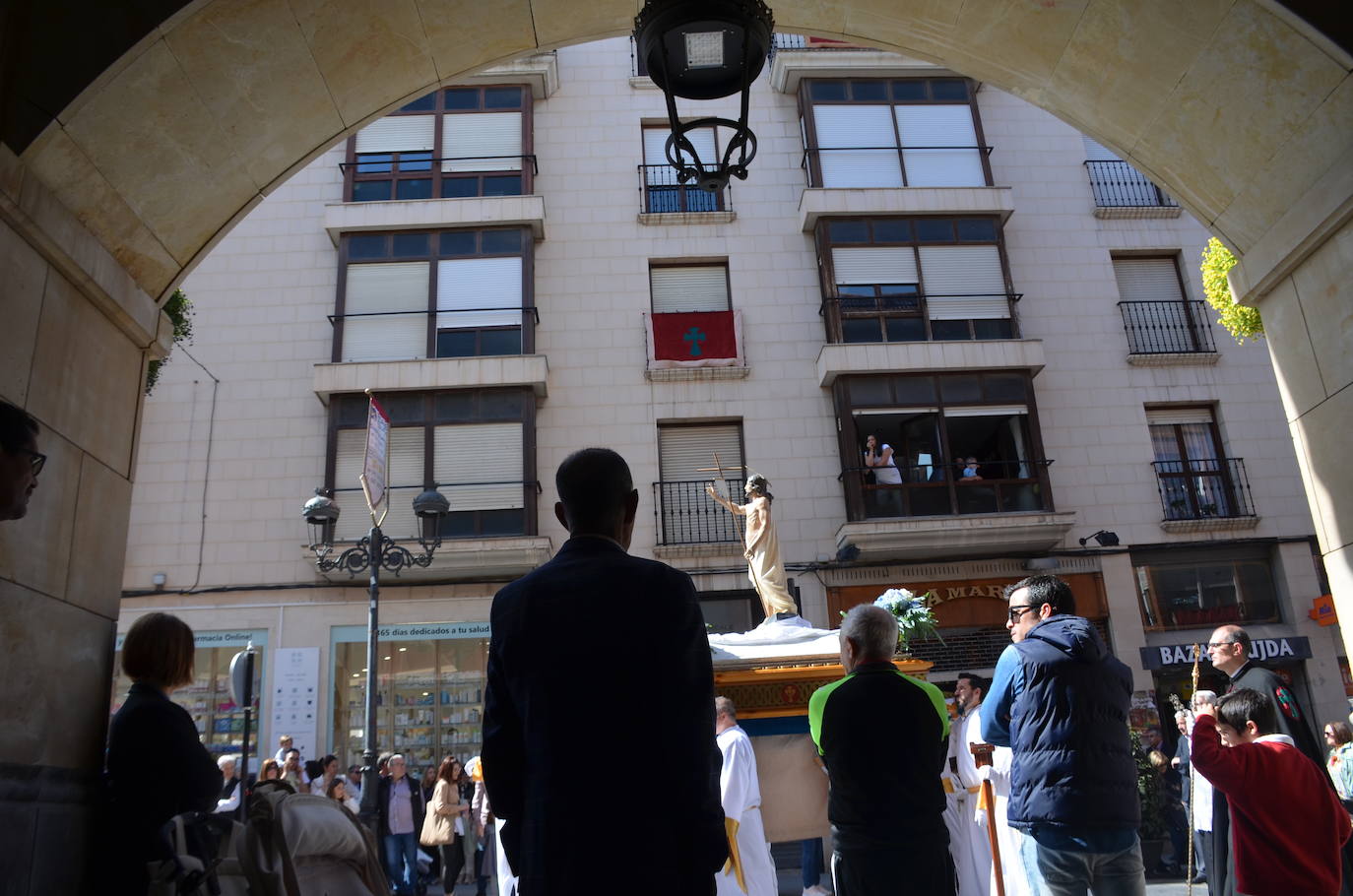 Procesión del Resucitado en Calahorra