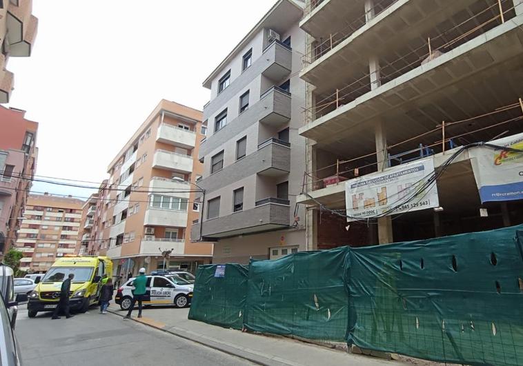 Herido grave un albañil en la obra de un edificio en construcción de Calahorra