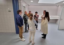 Visita a las obras del Complejo La Planilla de Calahorra.