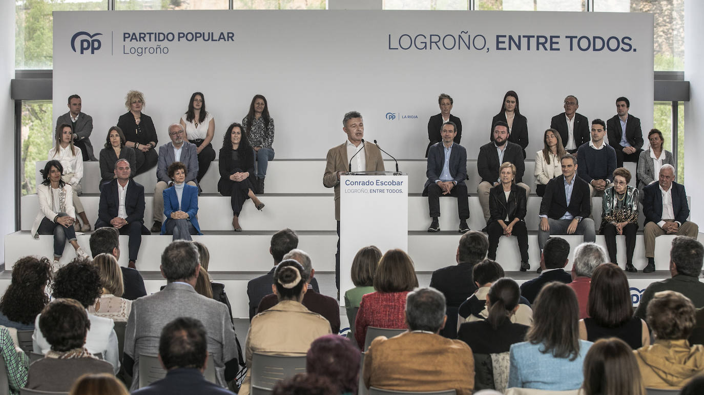 El Partido Popular presenta la lista completa al Ayuntamiento de Logroño