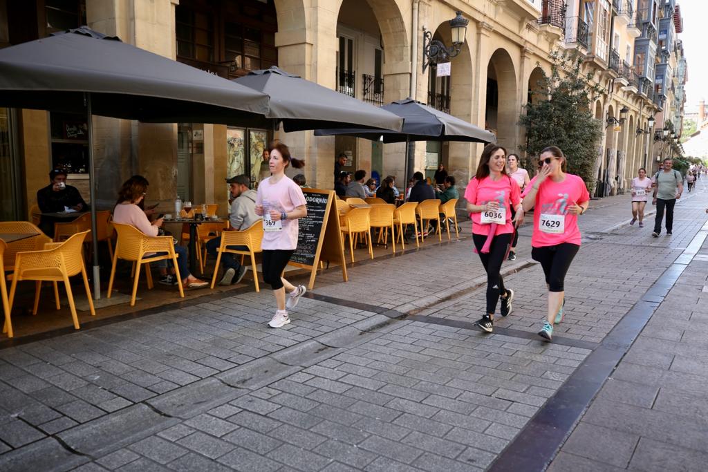 El recorrido de la Carrera de la Mujer de Logroño