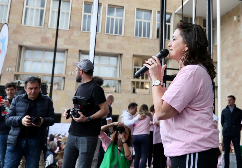 Podio de la Carrera de la Mujer