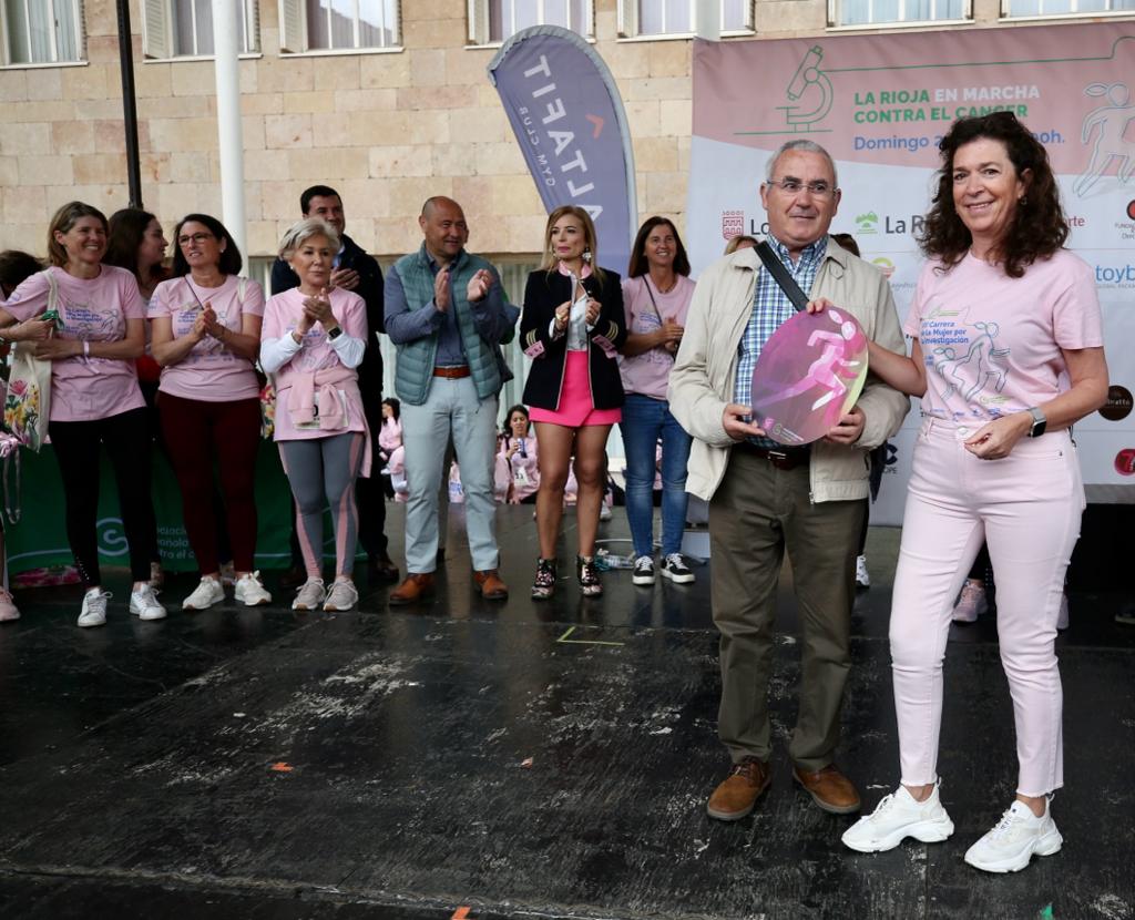 Podio de la Carrera de la Mujer