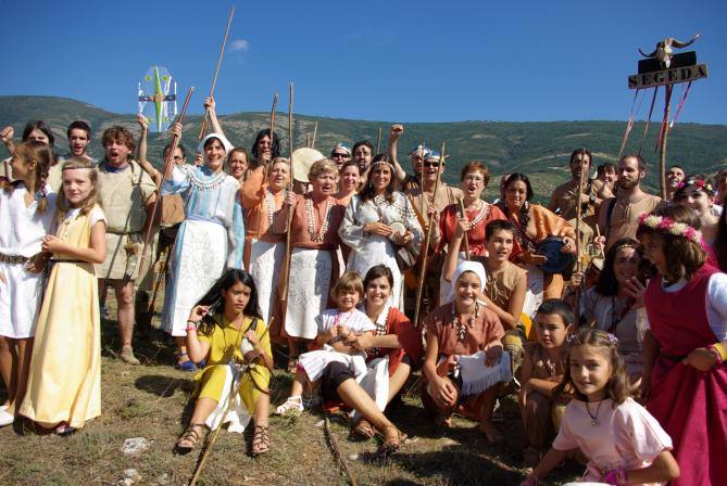 Celebración celtíbera en Canales.