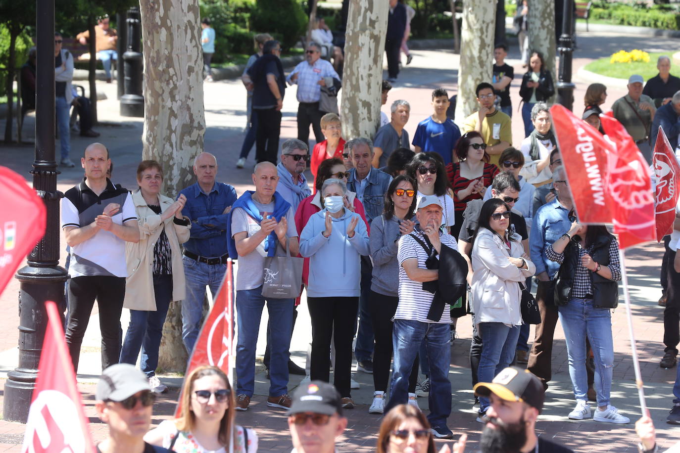 La manifestación del Primero de Mayo en Logroño