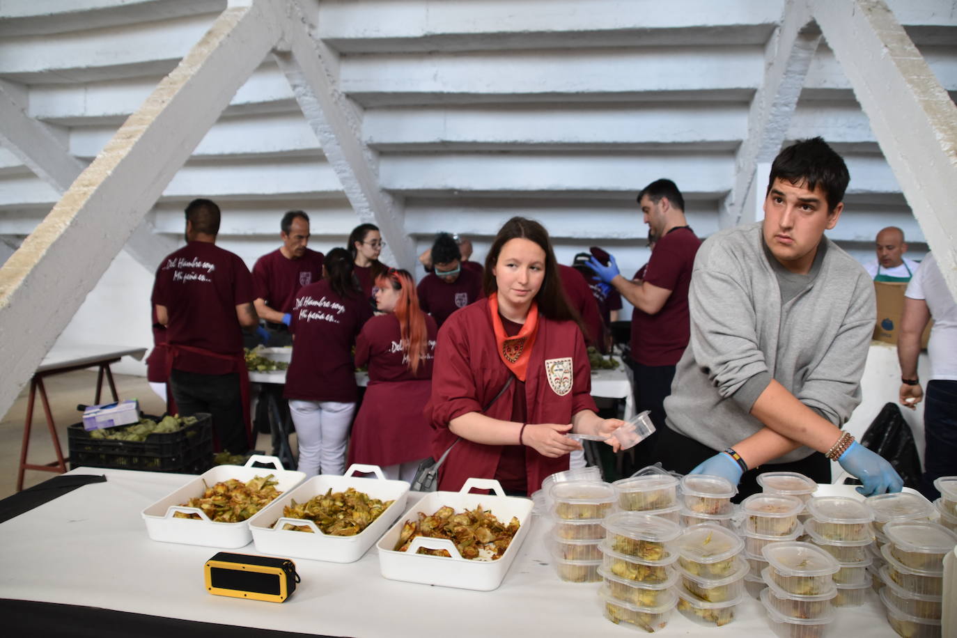 Degustación de pinchos de las peñas en Calahorra