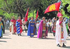 El paseo San Julián se convirtió en el escenario de la aclamación de Fernando III 'El Santo' como Rey de Castilla.