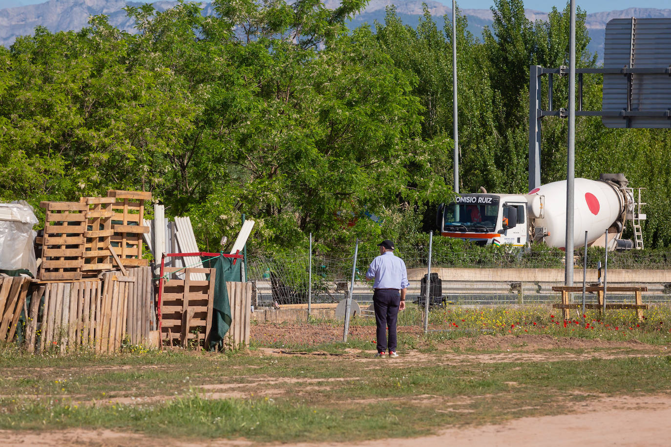 Las huertas sin autorización del Camino Viejo de Lardero