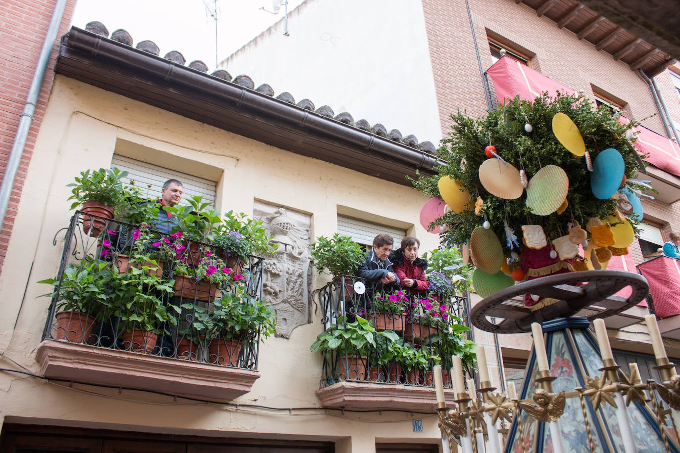 La Rueda, la otra procesión de Santo Domingo