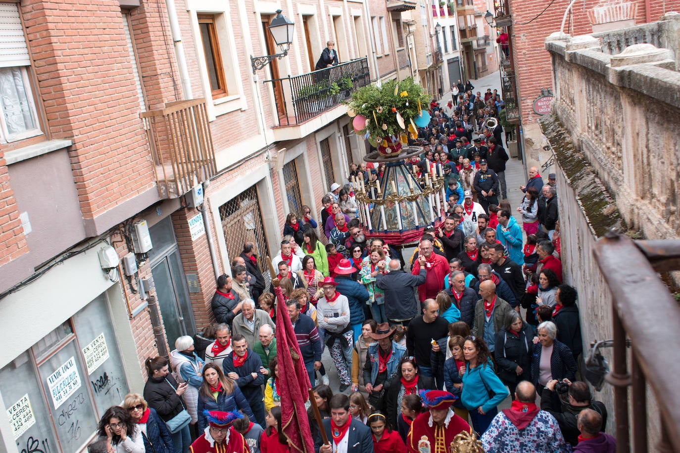 La Rueda, la otra procesión de Santo Domingo