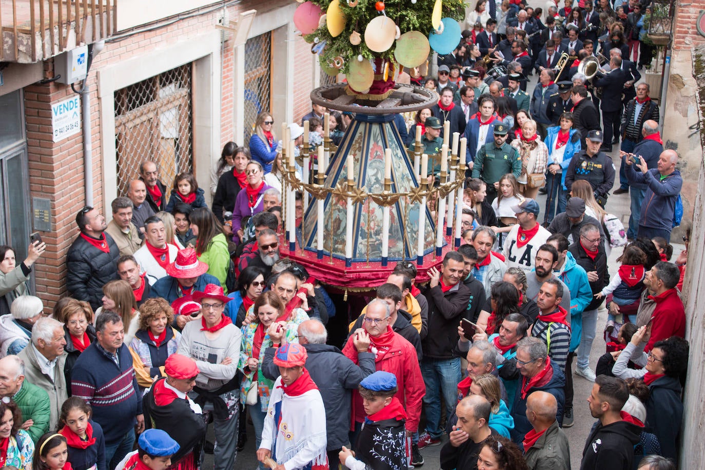 La Rueda, la otra procesión de Santo Domingo