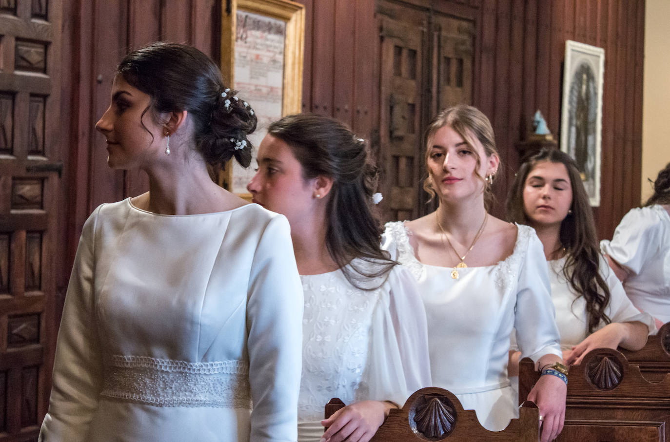 La procesión de las doncellas en Santo Domingo