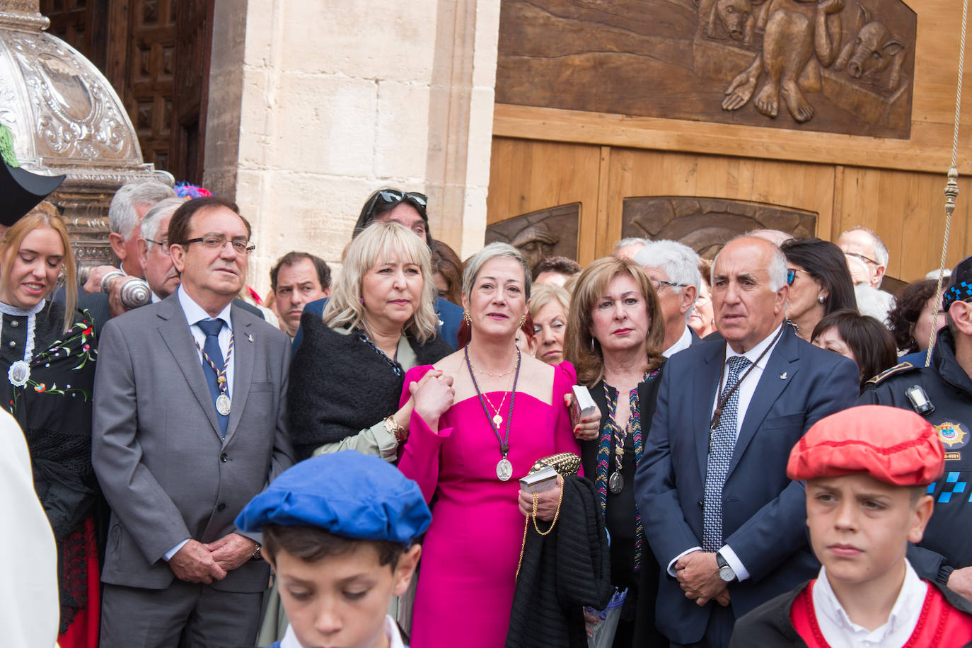 Santo Domingo se vuelca con su patrón