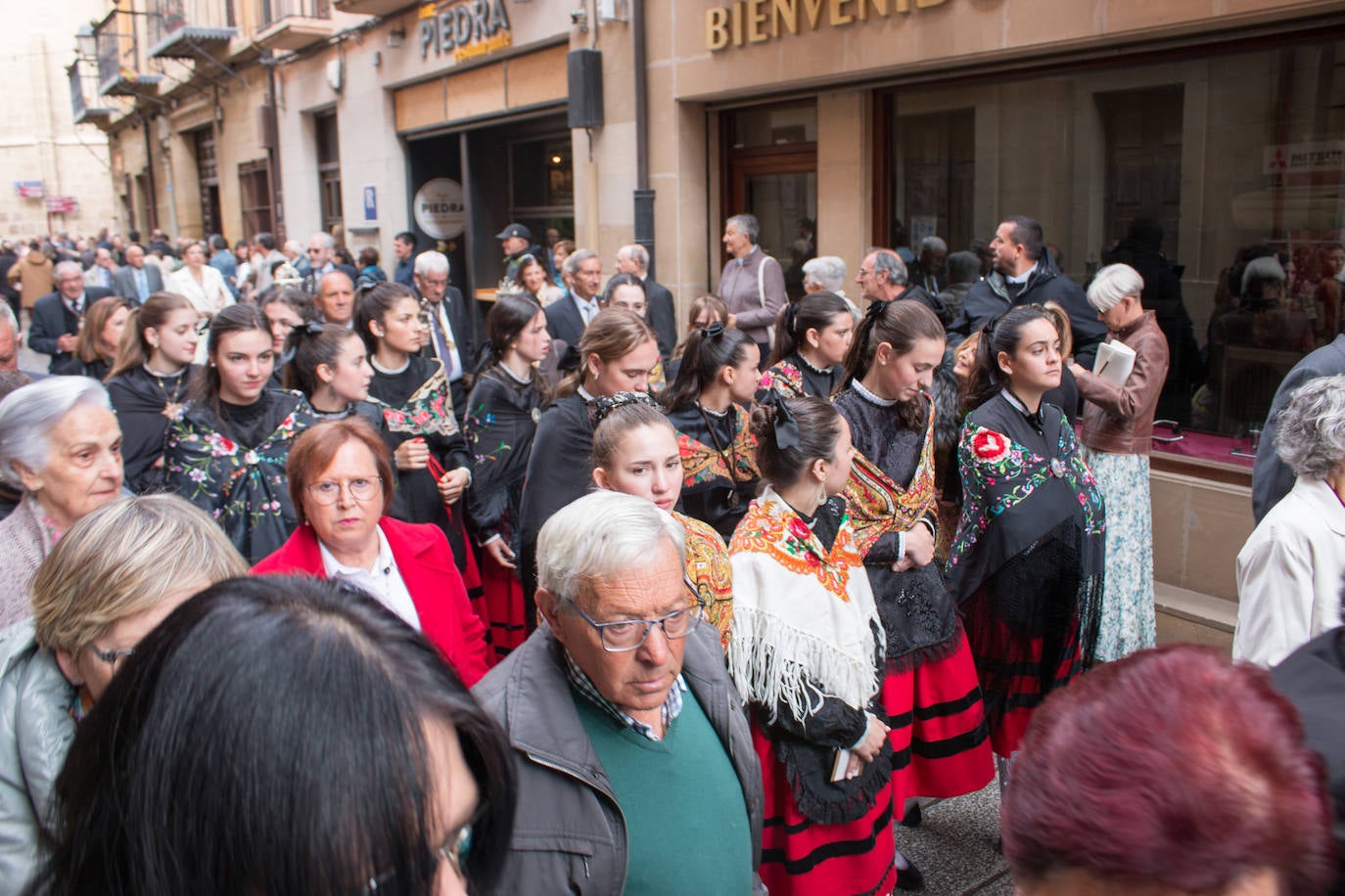 Santo Domingo se vuelca con su patrón