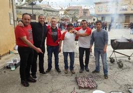 Degustación en las fiestas del año pasado.