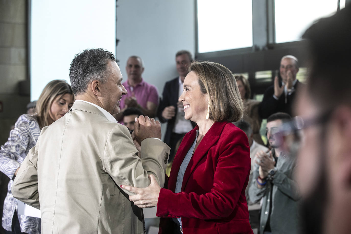 Mitin de Feijóo en Riojafórum