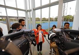 Concha Andreu, este martes.