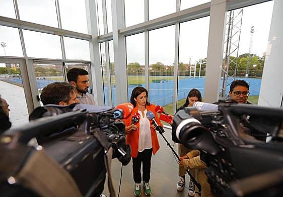 Concha Andreu, este martes.