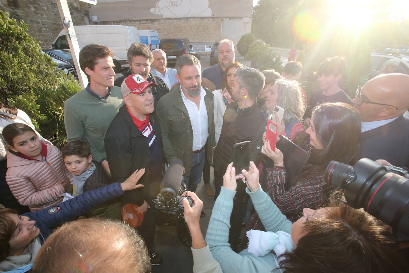 Las imágenes de Abascal en Logroño